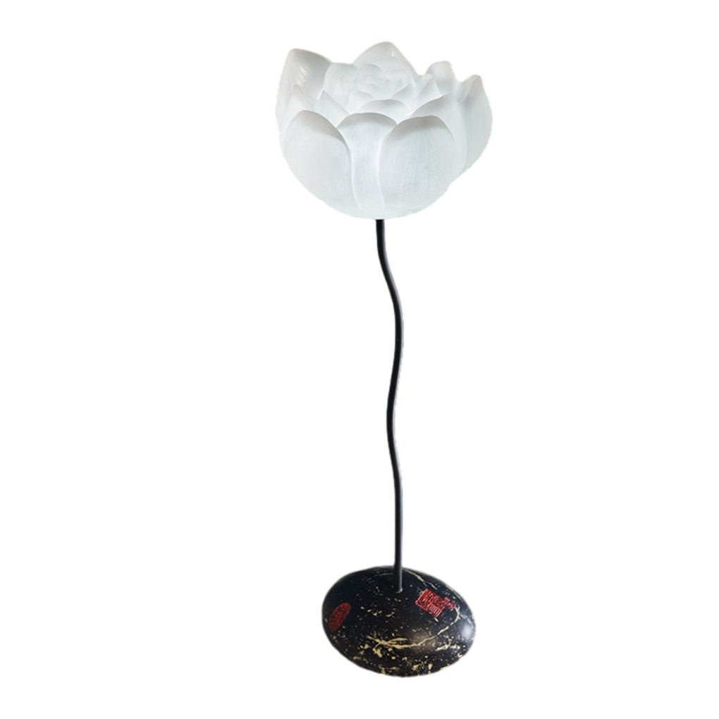 Short Fancy Lotus Aesthetics LED Flower Floor Lamp - Elegant Lighting, Home Decor, Modern Design, Floor Lamp, Ambient Light, Unique Gift, LED Decoration, Stylish Home Accents