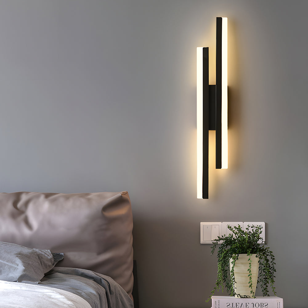 Modern Asymmetric Metal Side Vanity Lights for Bathroom, Contemporary Bathroom Lighting Fixtures, Stylish LED Vanity Lighting, Sleek Asymmetric Design, Wall Mounted Vanity Lights, Minimalist Bathroom Lighting, Decorative Metal Wall Lights for Home, Trendy