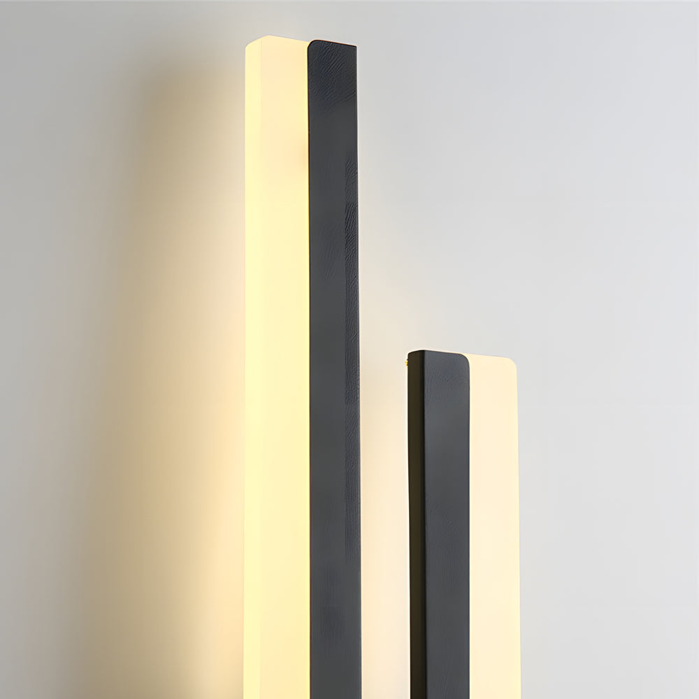 Modern Asymmetric Metal Side Vanity Lights for Bathroom, Contemporary Bathroom Lighting Fixtures, Stylish LED Vanity Lighting, Sleek Asymmetric Design, Wall Mounted Vanity Lights, Minimalist Bathroom Lighting, Decorative Metal Wall Lights for Home, Trendy