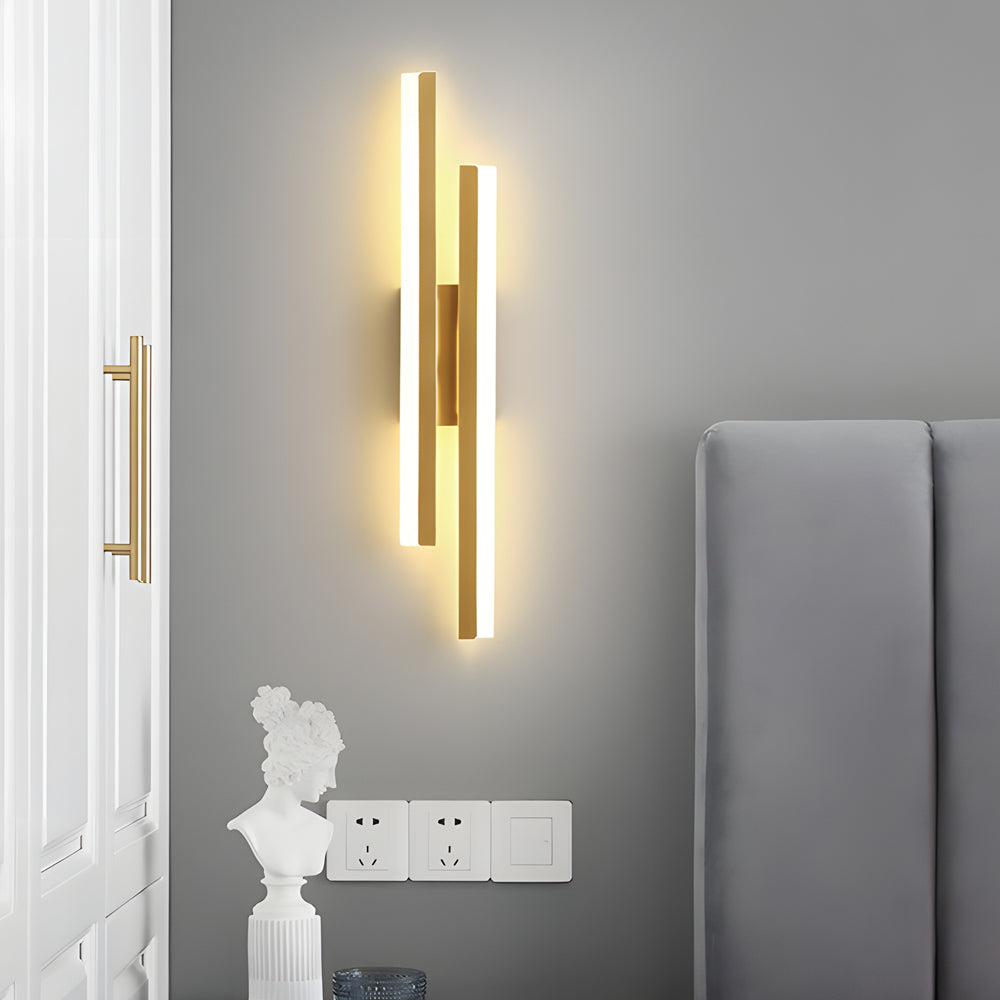 Modern Asymmetric Metal Side Vanity Lights for Bathroom, Contemporary Bathroom Lighting Fixtures, Stylish LED Vanity Lighting, Sleek Asymmetric Design, Wall Mounted Vanity Lights, Minimalist Bathroom Lighting, Decorative Metal Wall Lights for Home, Trendy