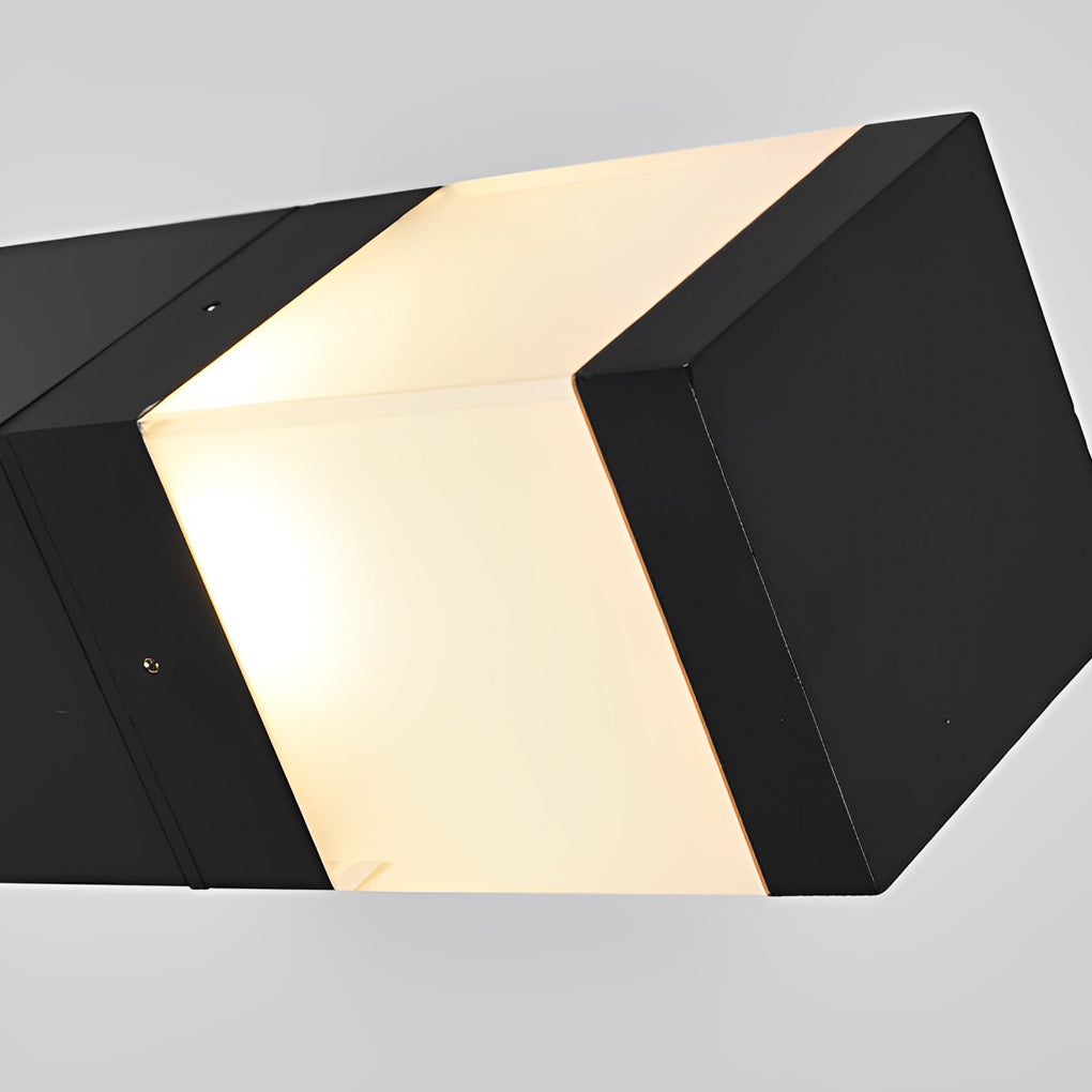 Modern Square Cob Outdoor Bollard Lights for Pathways & Gardens