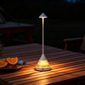 **Compact Aluminum Iron Accent Table Lamp - Unique Modern Design**  

Enhance your decor with this unique small table lamp crafted from high-quality aluminum and iron. Featuring a creative pointed design, this accent light adds a contemporary touch to any