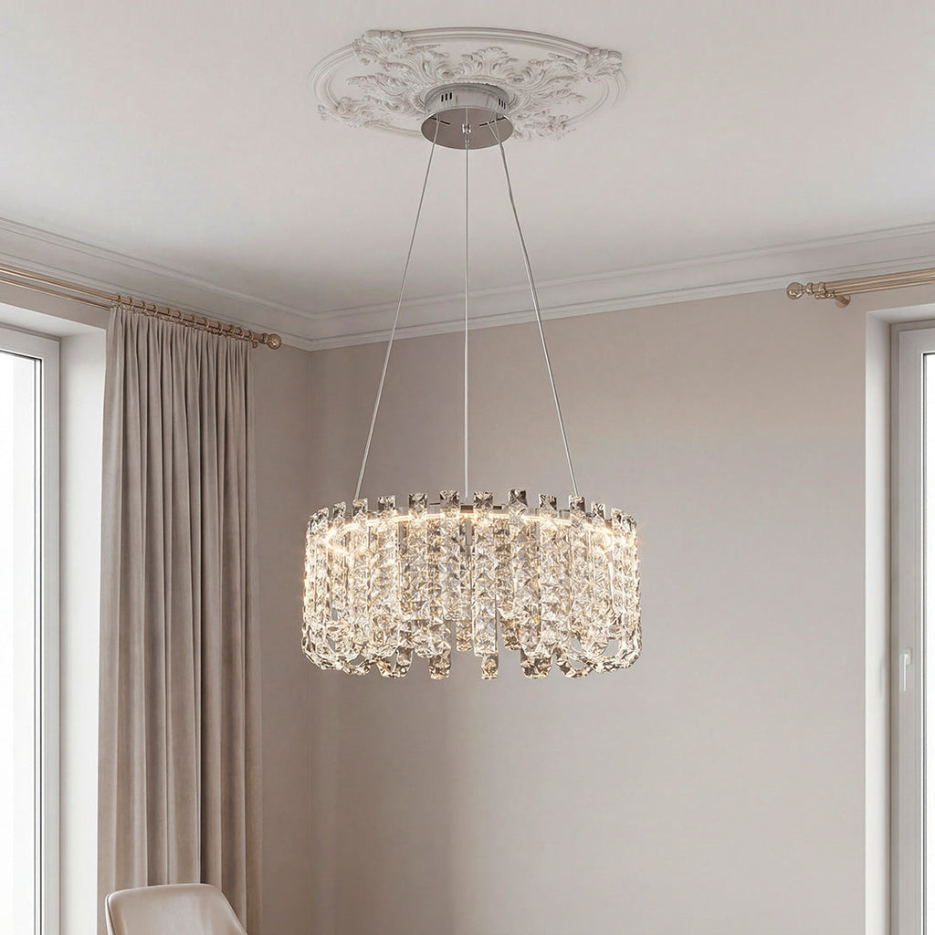 Crystal Chandelier Modern Minimalist Ceiling Light - Luxury Lighting Fixture