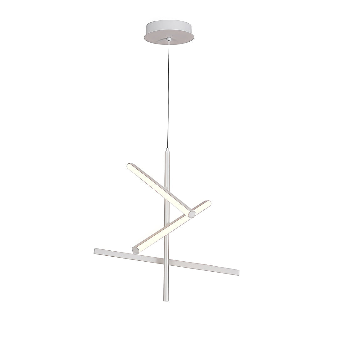 Iron Linear Chandelier - Nordic Creative Adjustable Ceiling Lights