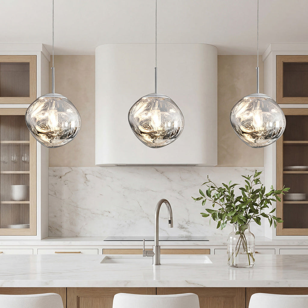 Melt LED Pendant Light - Acrylic Art Floating Ceiling Fixture