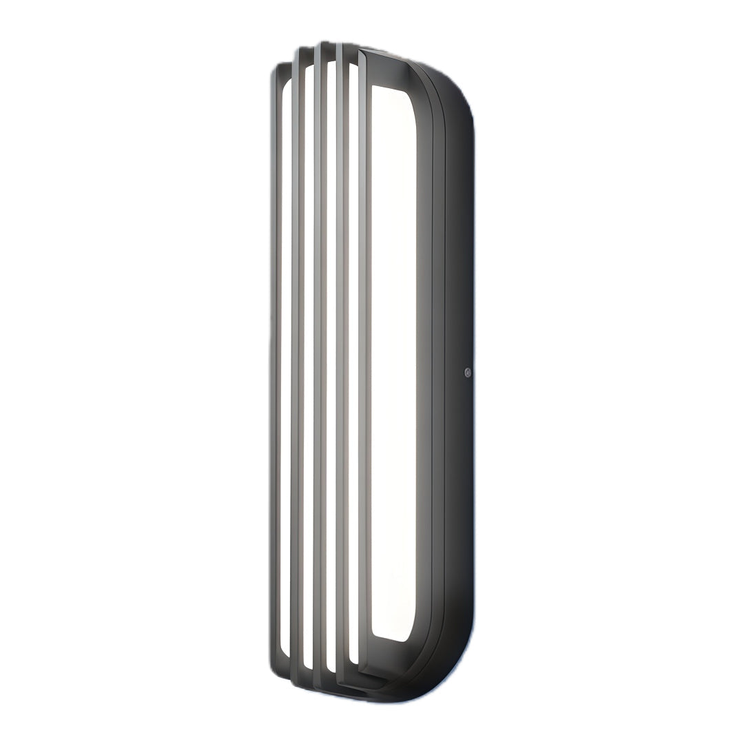 Wall-Mounted Waterproof Black Linear Outdoor Light