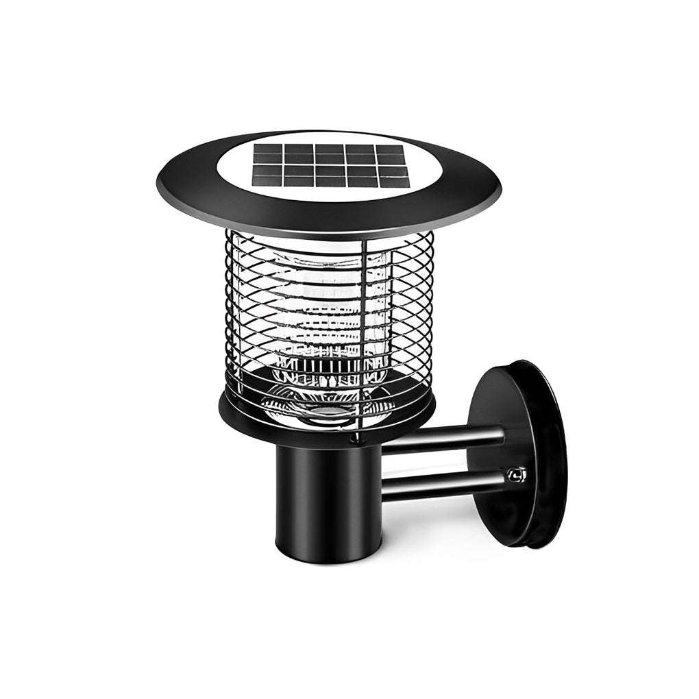 Solar Bug Zapper Garden Lamp - Purple Light Mosquito Killer