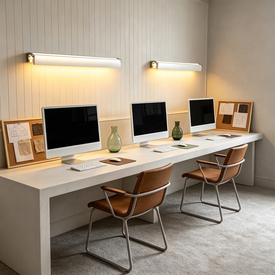 Vanity Bar Light Modern Linear LED Mirror Wall Light for Bathroom and Dressing Table, Contemporary Makeup Lighting Fixture for Home, Energy-Efficient Illuminated Mirror Light, Adjustable Brightness, Stylish Design for Modern Interiors