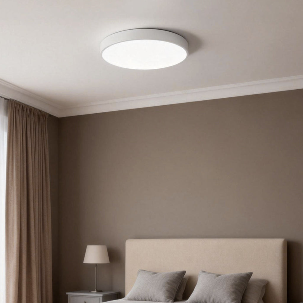Modern Flush Mount Ceiling Light - Round Design, Stylish Home Lighting