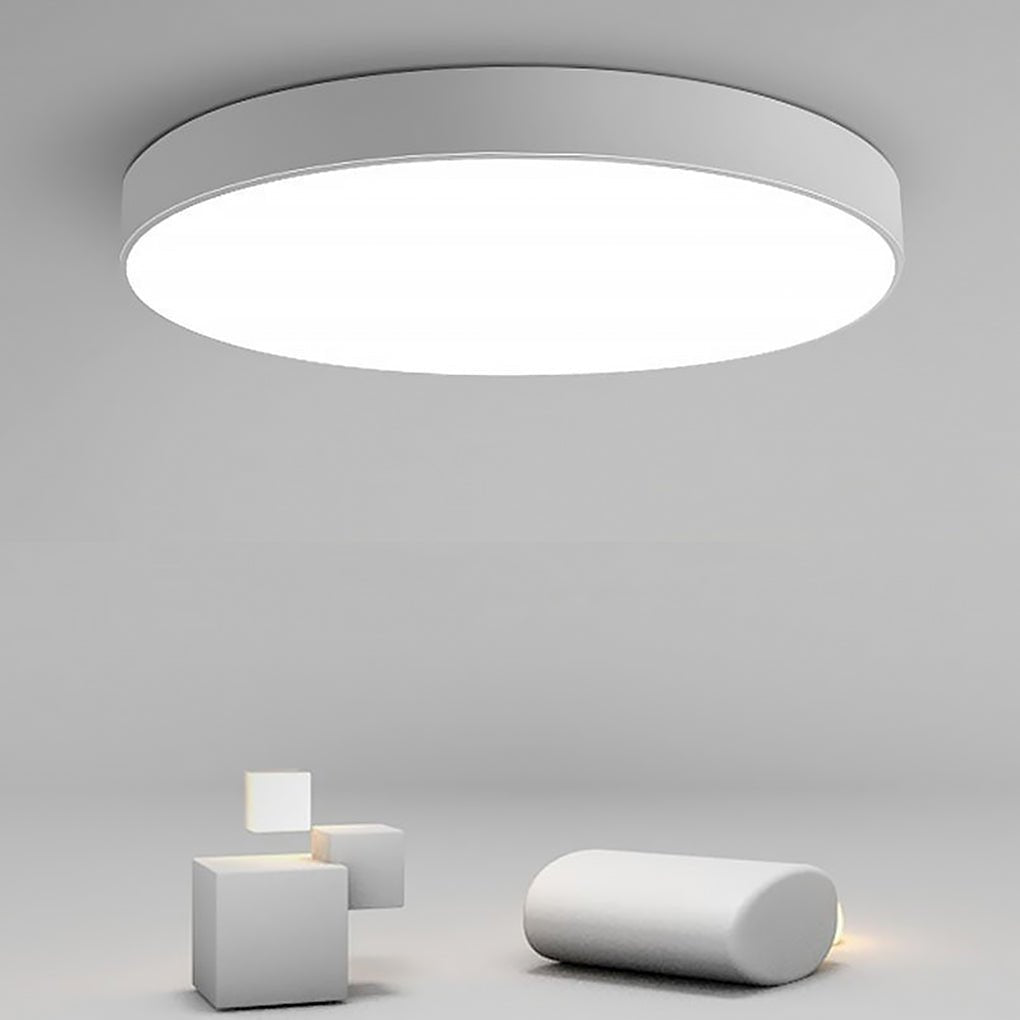 Modern Flush Mount Ceiling Light - Round Design, Stylish Home Lighting