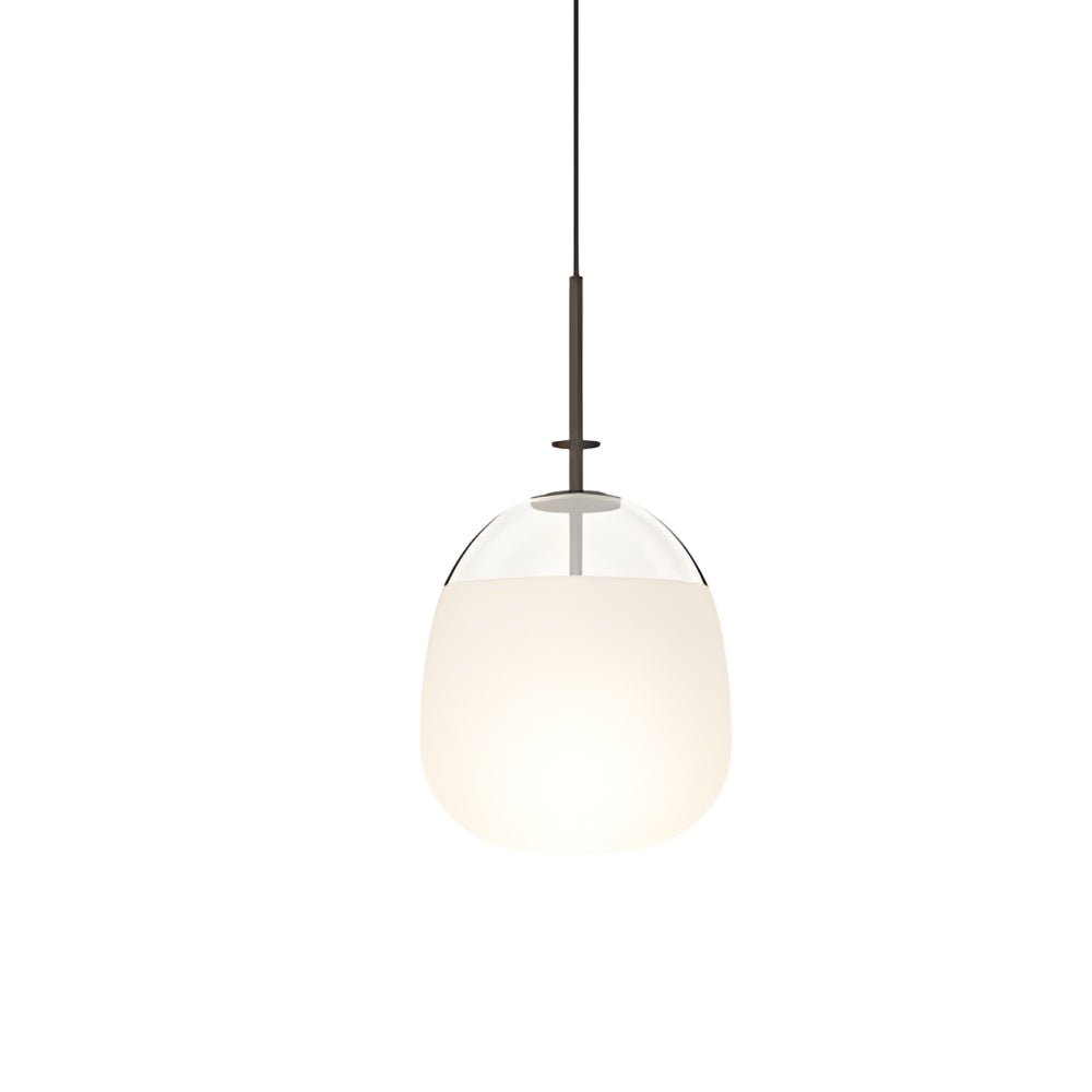 Simple Glass Iron UFO Ball LED Chandelier Postmodern Lighting