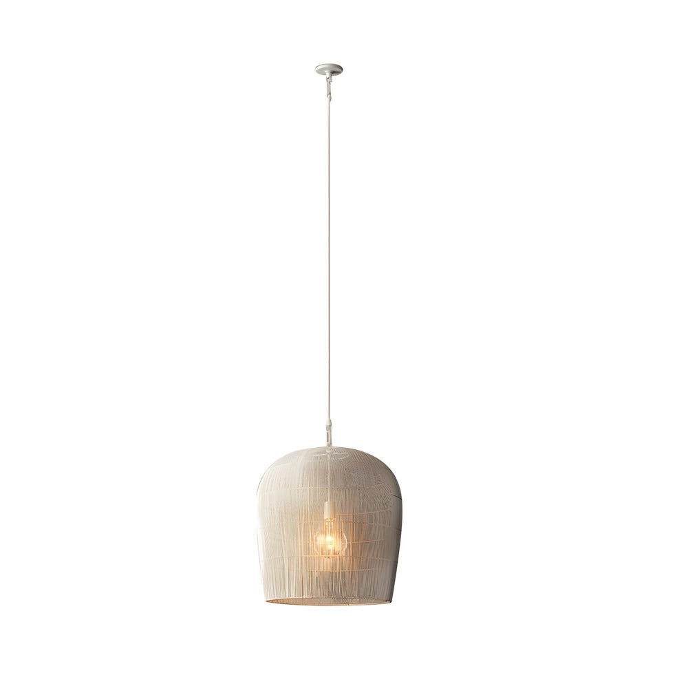 Iron Woven Wabi-Sabi Zen Lantern Chandelier