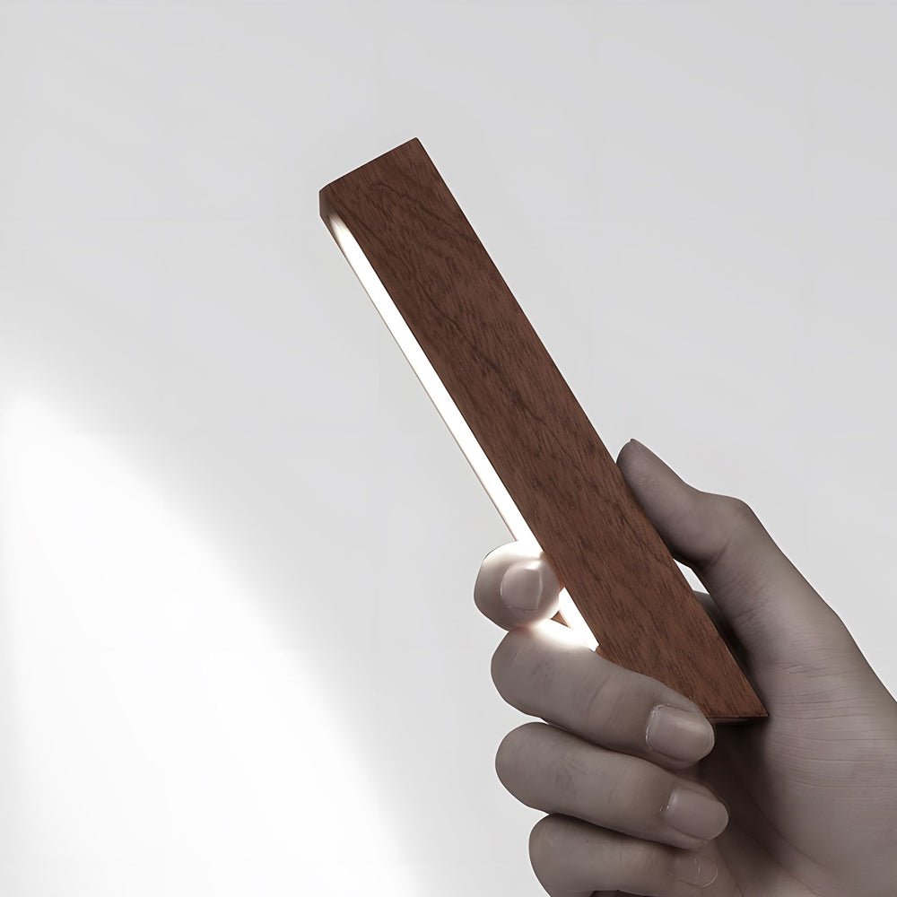 Nordic LED Desk Light - Dual Magnetic Touch Control Wooden Lamp