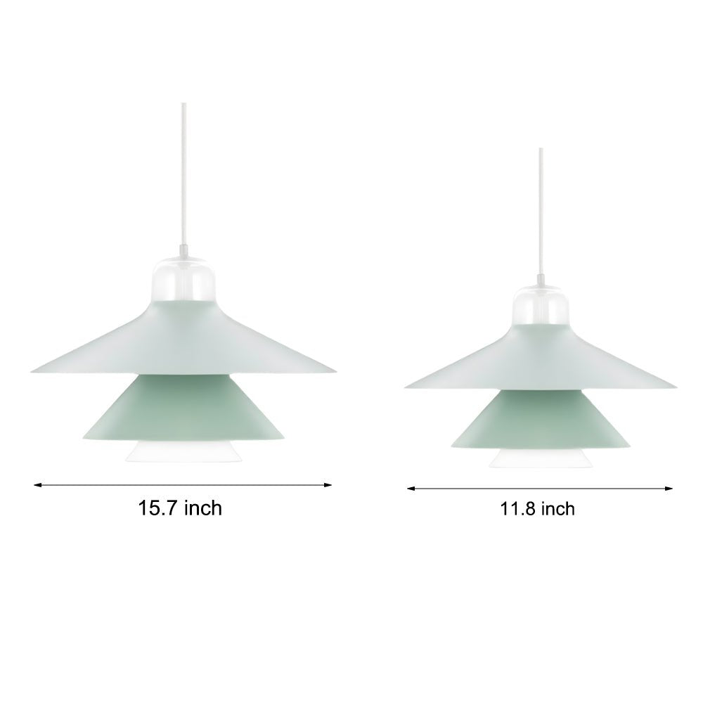 Nordic Minimalist Iron Glass LED Pendant Chandelier