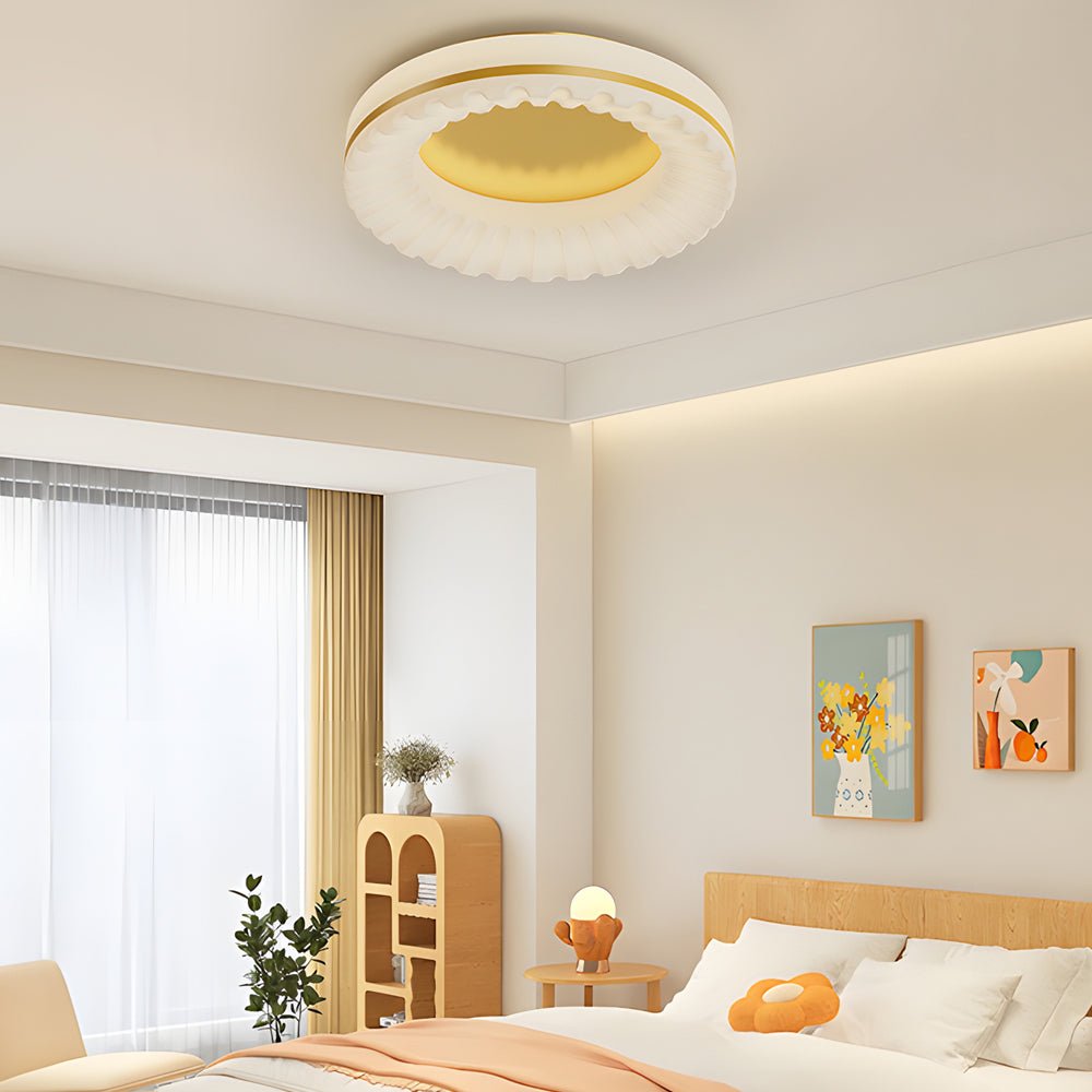 Modern Round Acrylic Three-Step Dimming LED Ceiling Light