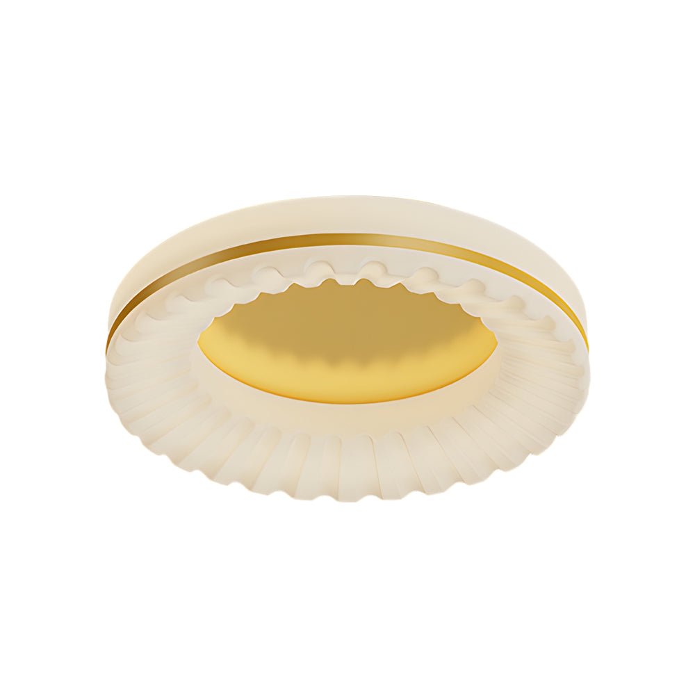 Simple Round Acrylic LED Ceiling Light Fixture - 3 Step Dimming, Modern Design