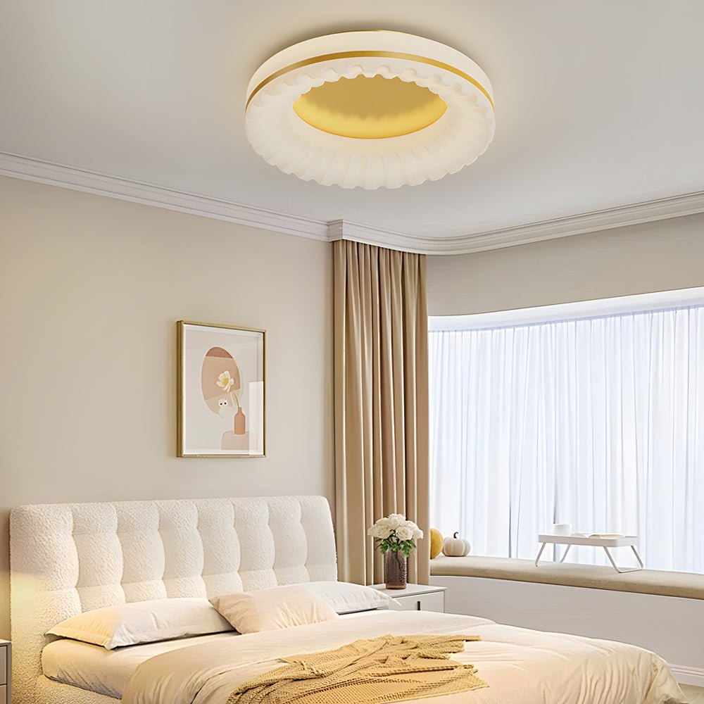 Modern Round Acrylic Three-Step Dimming LED Ceiling Light