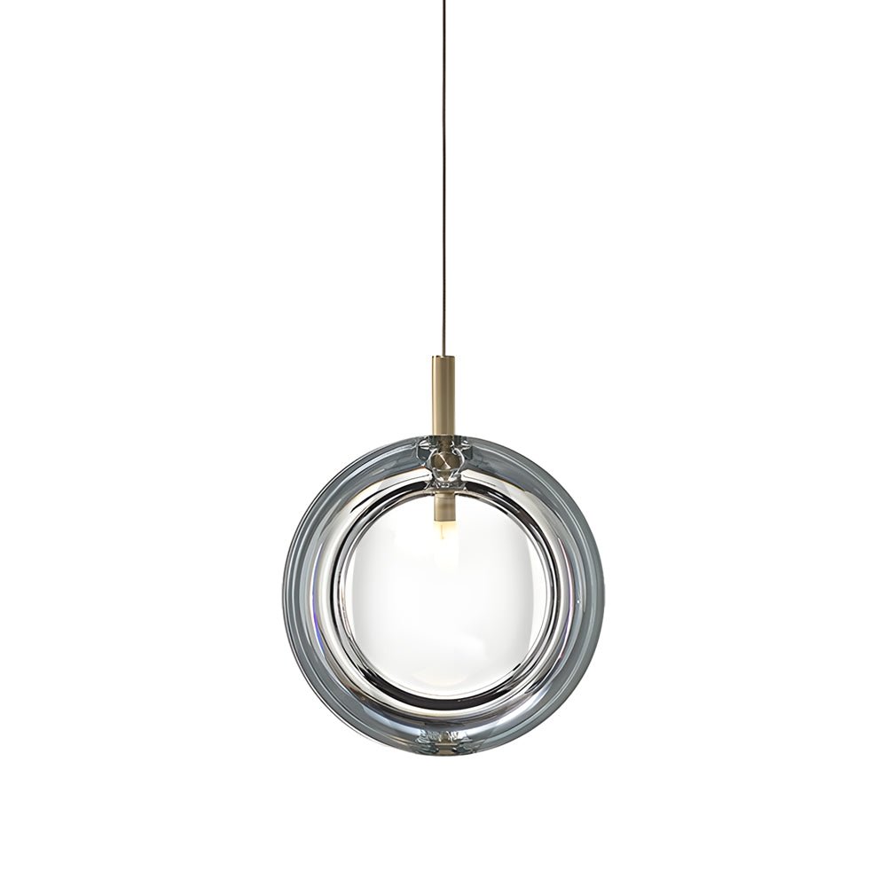 Round Glass Pendant Light - Creative Postmodern Ceiling Lamp for Home Decor