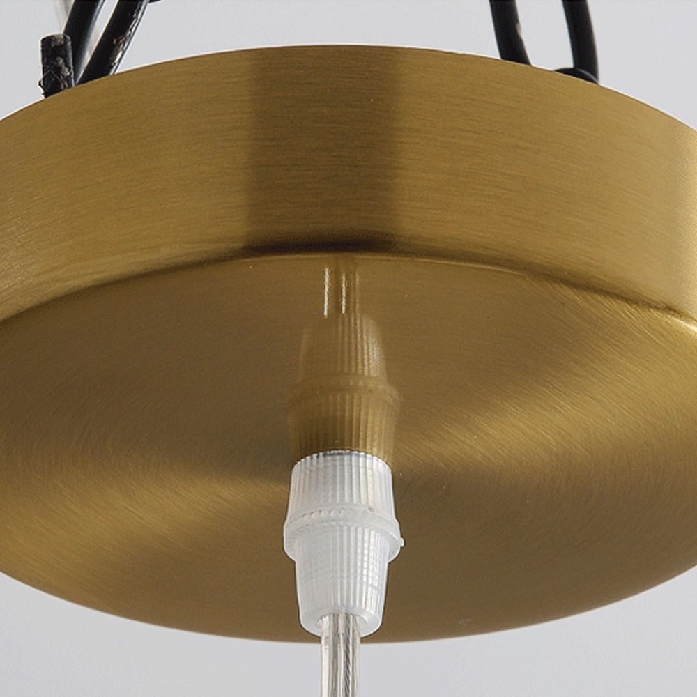 Round Glass Pendant Light - Creative Postmodern Ceiling Lamp for Home Decor