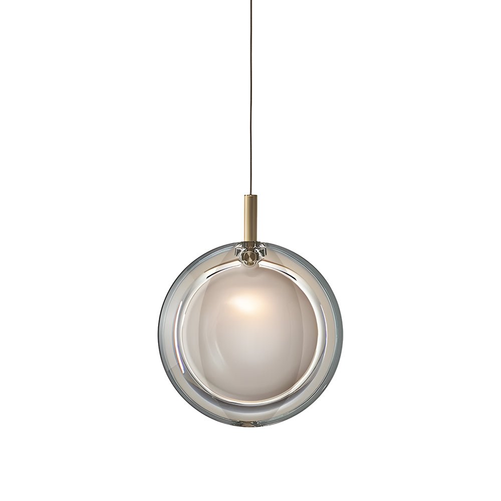 Round Glass Pendant Light - Creative Postmodern Ceiling Lamp for Home Decor