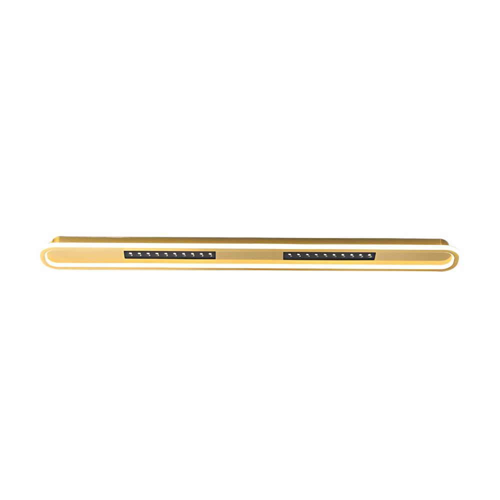Modern Rounded Rectangular Three-Step Dimming Ceiling Light Fixture
