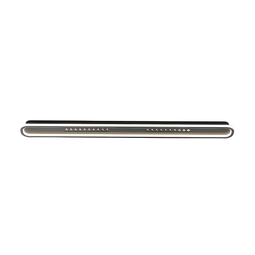 Modern Rounded Rectangular Three-Step Dimming Ceiling Light Fixture