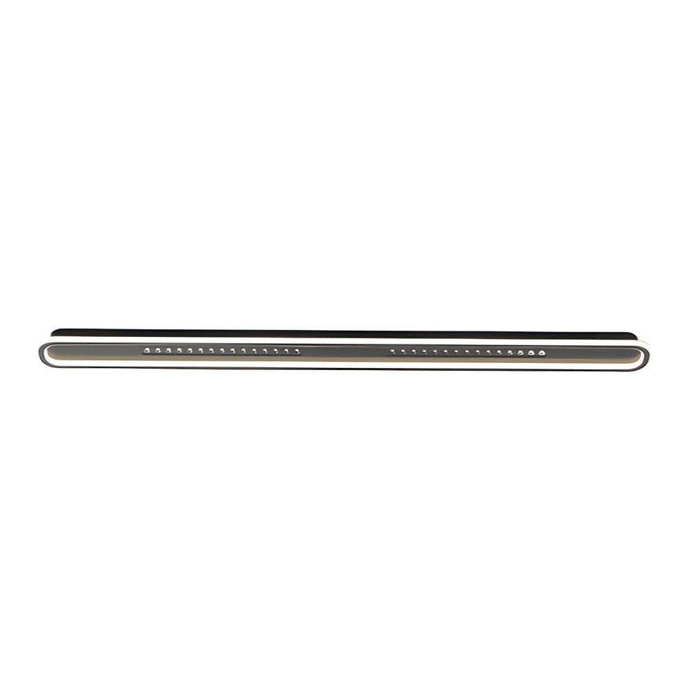 Modern Rounded Rectangular Three-Step Dimming Ceiling Light Fixture