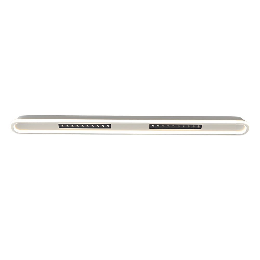 Modern Rounded Rectangular Three-Step Dimming Ceiling Light Fixture