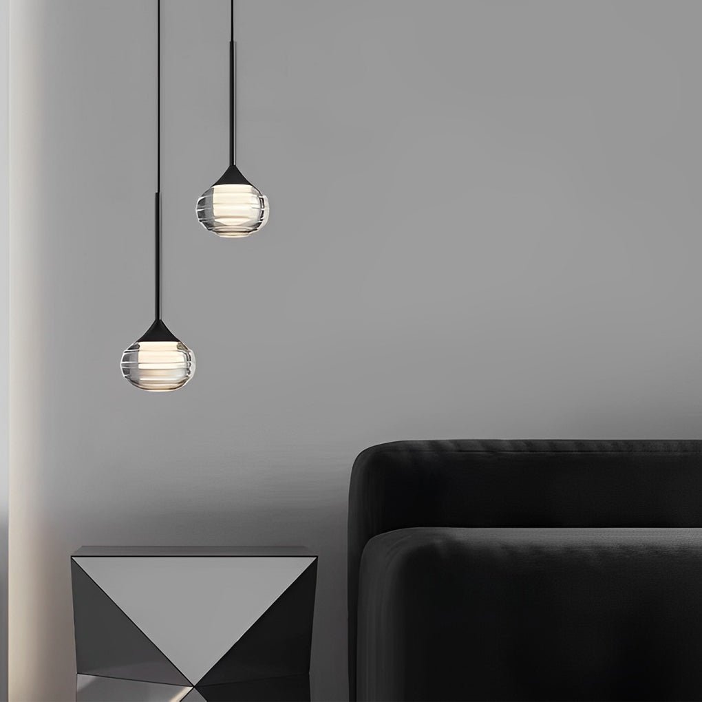 Simple Screw Thread Acrylic Ball Pendant Light - Nordic Luxury Design