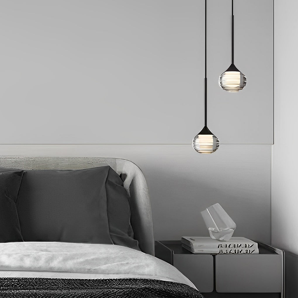 Simple Screw Thread Acrylic Ball Pendant Light - Nordic Luxury Design