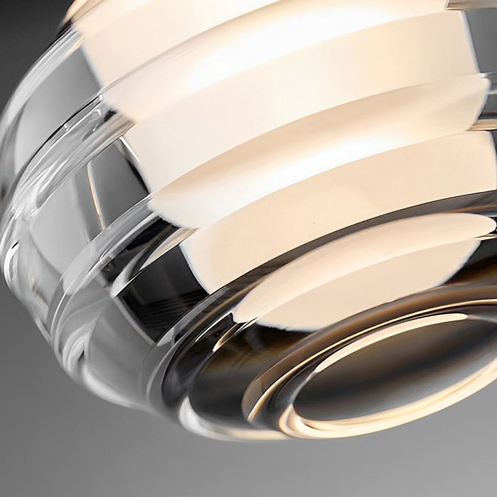 Simple Screw Thread Acrylic Ball Pendant Light - Nordic Luxury Design
