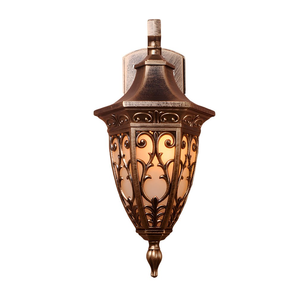 Antique Art Deco Outdoor Wall Sconces Retro Lantern