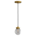 Modern Copper Chandelier Luxury Glass Ceiling Light