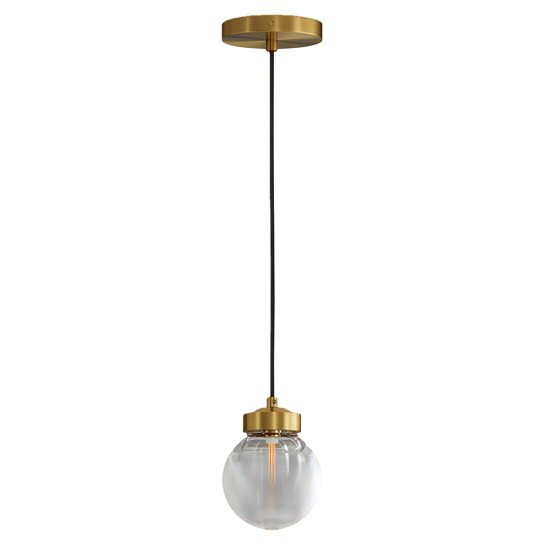 Modern Copper Chandelier Luxury Glass Ceiling Light