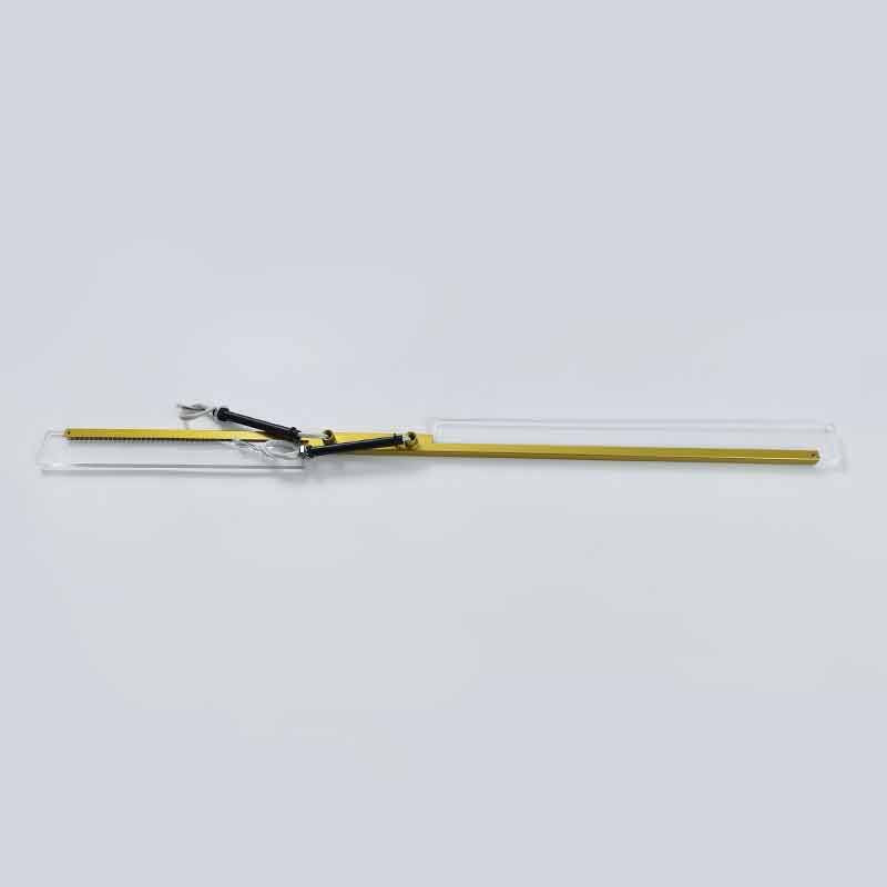 Gold Cross Ceiling Light - Exquisite Metal LED Flat Light