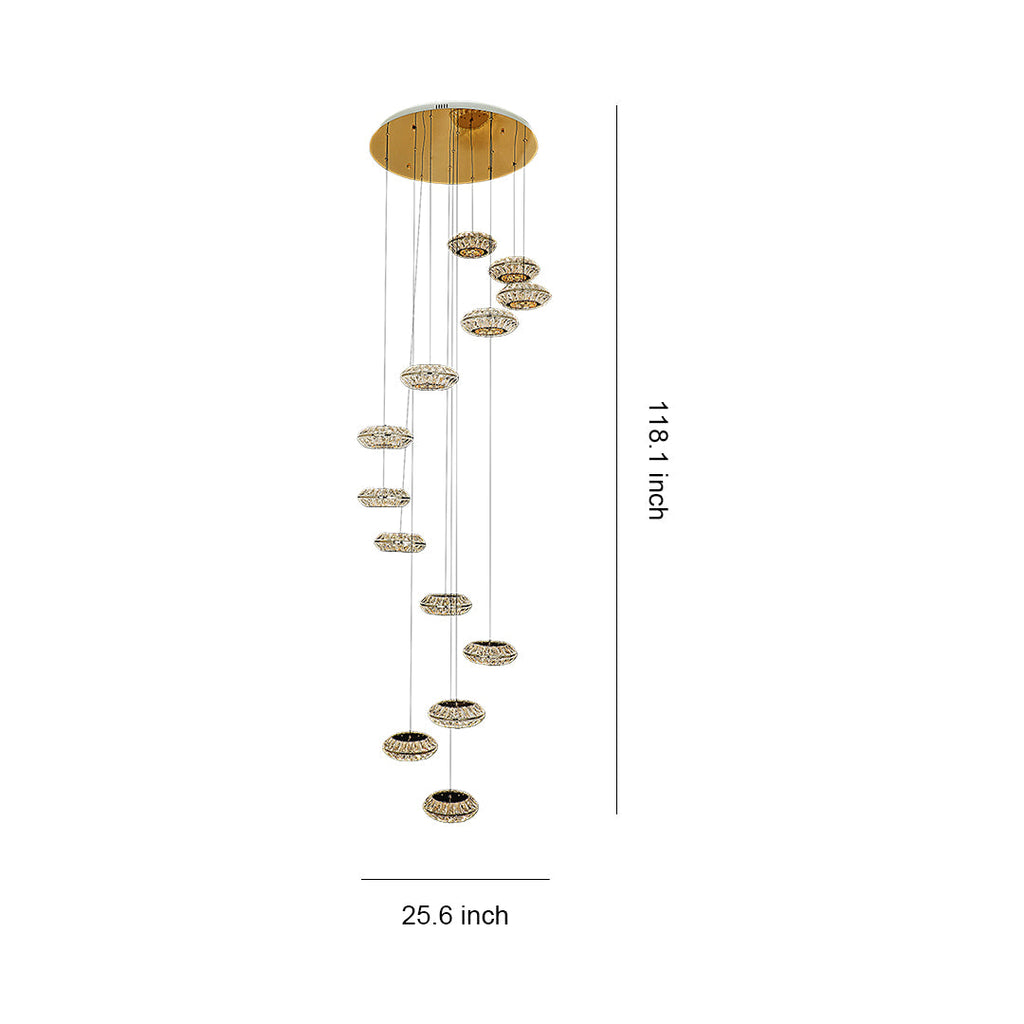 Italian Style Luxury Chandeliers for Duplex Ceilings