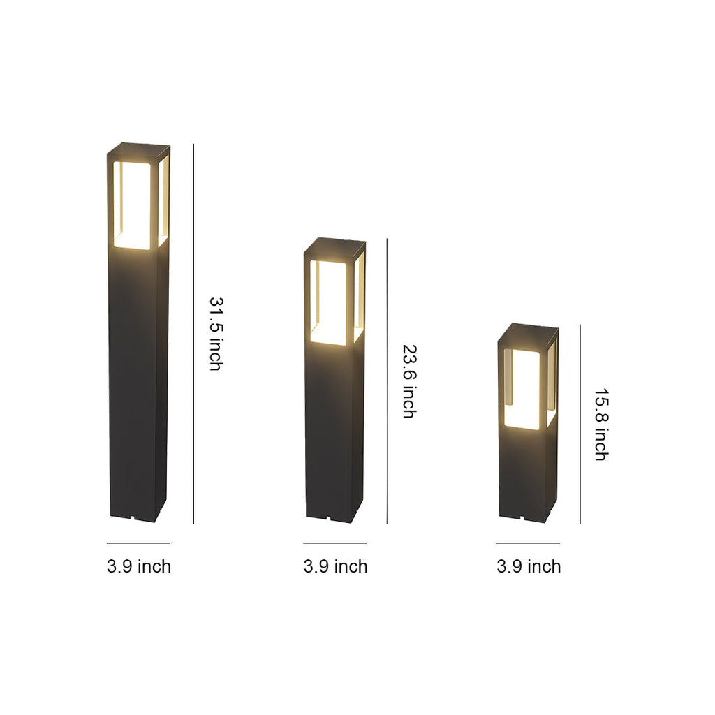 Path Bollard Lights Outdoor Waterproof Landscape Lighting