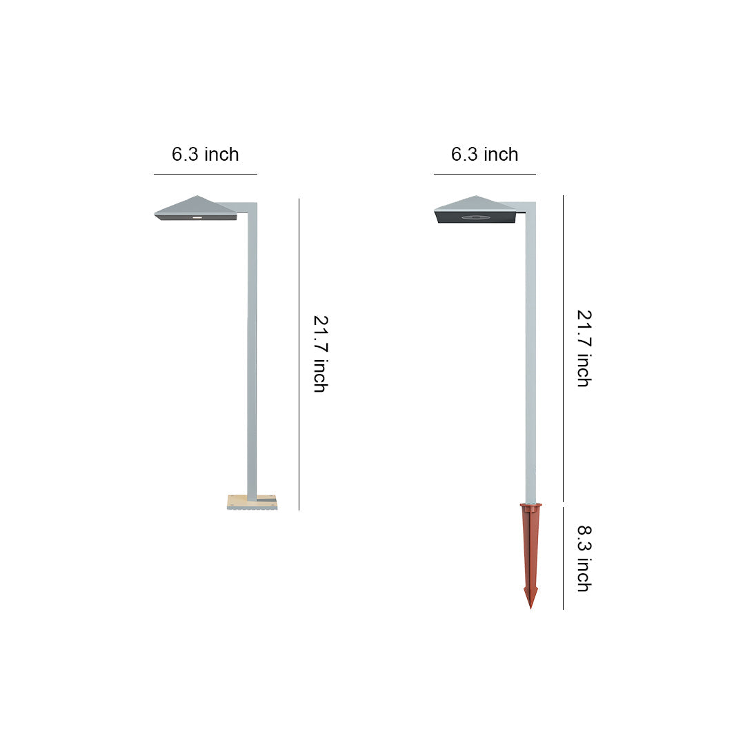Modern Waterproof Plug-in Pathway Lights - Minimalist Outdoor Lighting Solution