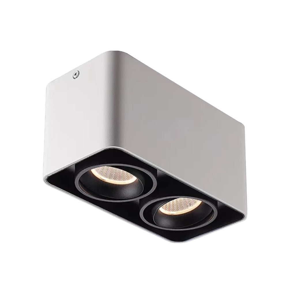 Square LED Ceiling Grid Light - Surface Mounted Spot Light for Home & Office