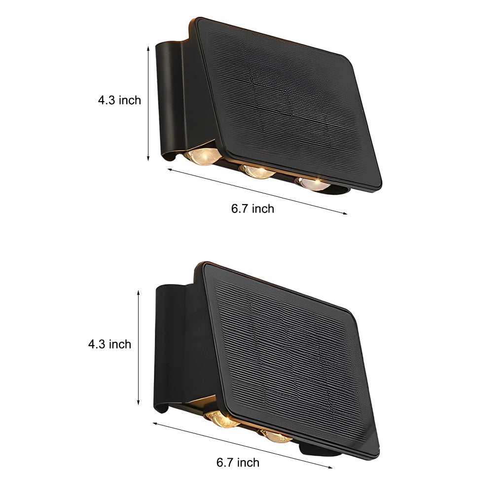 Waterproof LED Solar Wall Sconce Up and Down Light