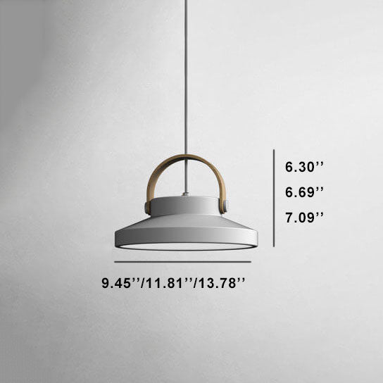 Nordic Macaron Ring Dome LED Pendant Light - Modern Ceiling Fixture for Kitchen & Dining Room