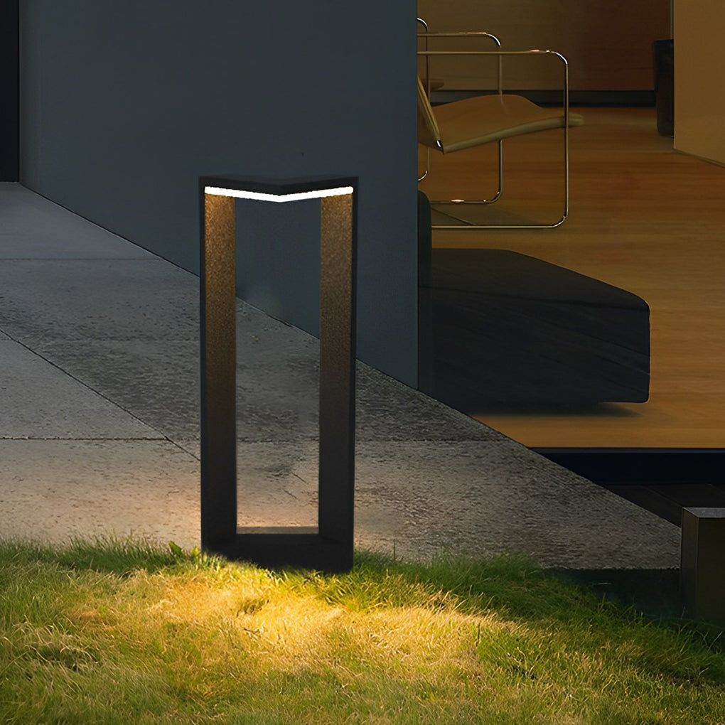 Sleek 12W LED Pathway Light Minimalist Outdoor Landscape Lamp