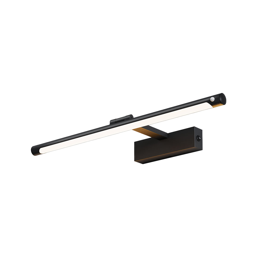 Modern Bathroom Vanity Light Minimalist White Acrylic Linear Light LED Fixture Contemporary Wall Sconce Stylish Illumination Home Decor Bright Lighting Adjustable Height Energy Efficient Modern Design for Home Renovation and Remodeling