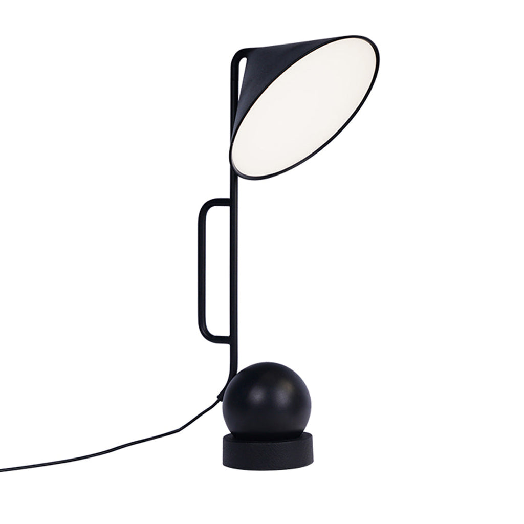 Black Metal Industrial LED Desk Lamp - Modern Study Lighting