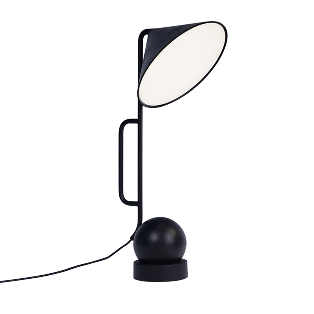 Black Metal Industrial LED Desk Lamp - Modern Study Lighting