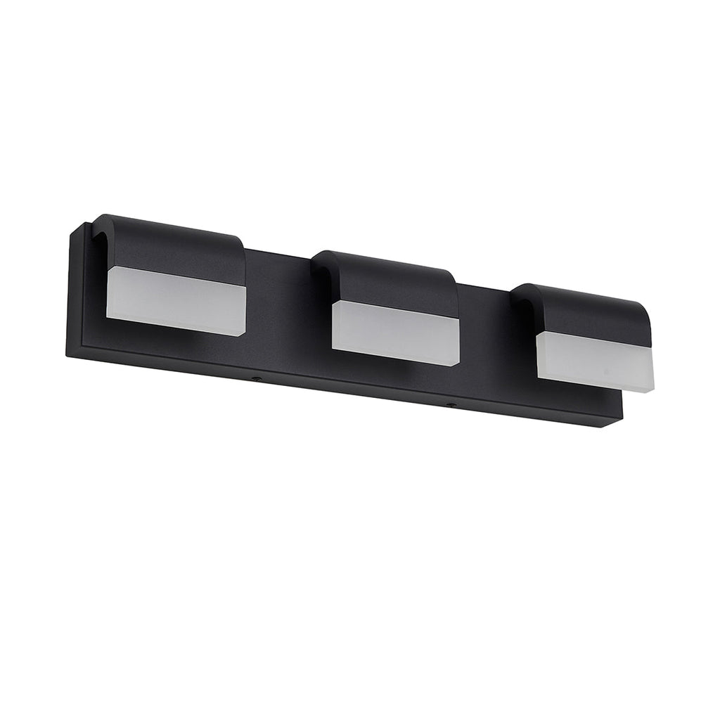 Black Vanity Lighting for Bathroom Makeup Mirror Light, Modern LED Wall Sconce, Dimmable Cosmetic Light Fixture, Stylish Glam Room Lighting, Adjustable Brightness, Easy Install for Home Decor, Contemporary Bathroom Accessories, Elegant Makeup Station Ligh