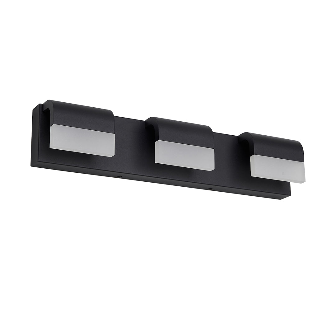 Black Vanity Lighting for Bathroom Makeup Mirror Light, Modern LED Wall Sconce, Dimmable Cosmetic Light Fixture, Stylish Glam Room Lighting, Adjustable Brightness, Easy Install for Home Decor, Contemporary Bathroom Accessories, Elegant Makeup Station Ligh