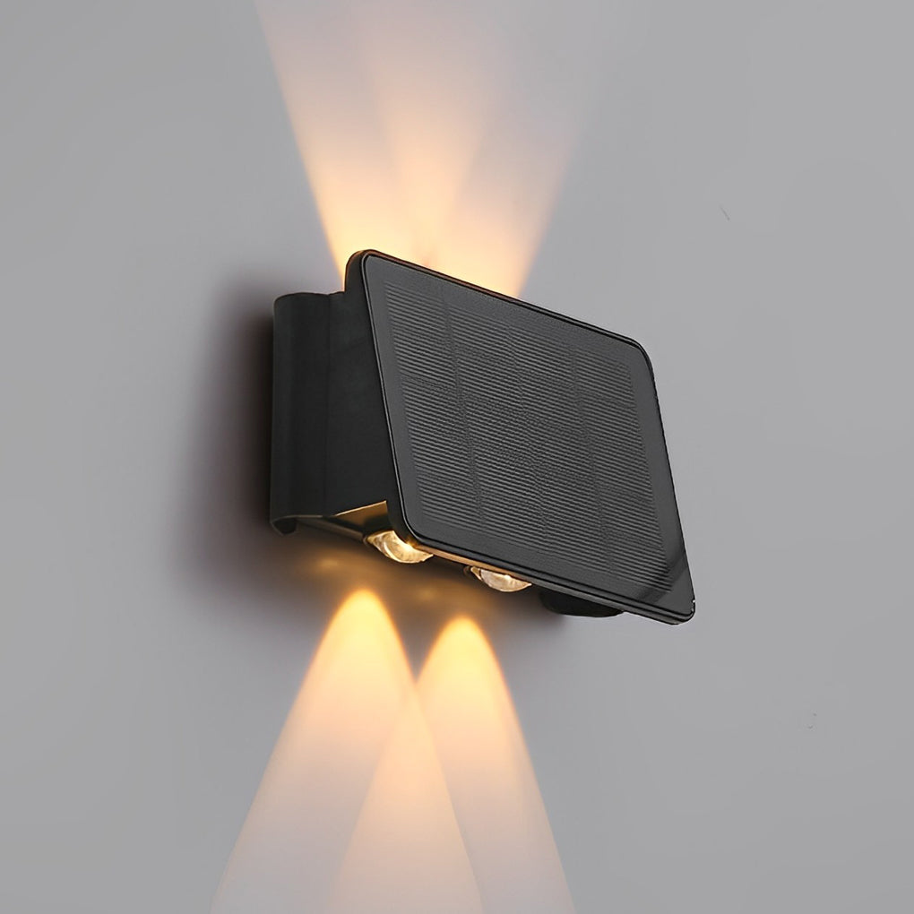 Waterproof LED Solar Wall Sconce Up and Down Light