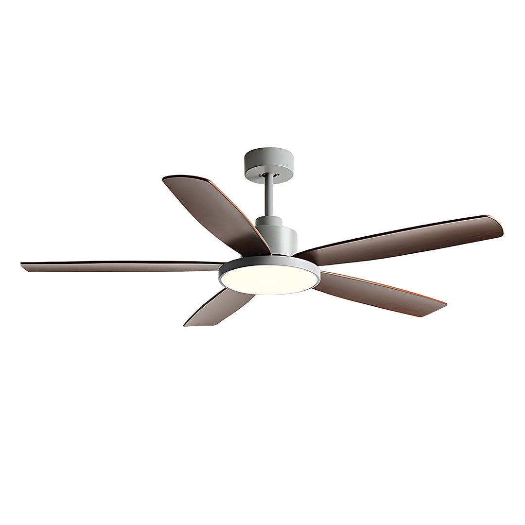 Nordic Style Ceiling Fan Chandelier with 5 Lights - Modern Lighting Fixture