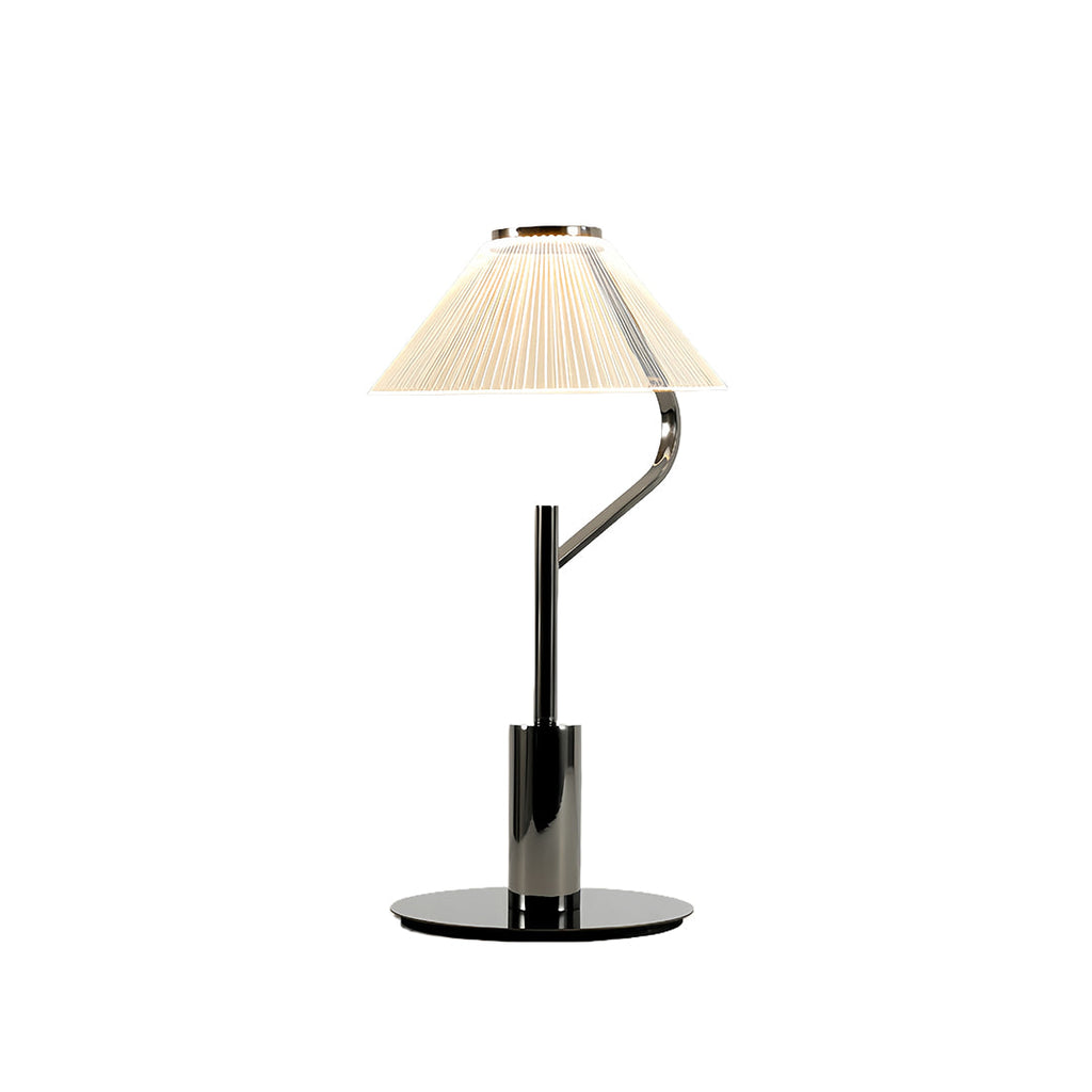 Elegant Chrome Acrylic LED Floor Lamp - Luxury Standing Light